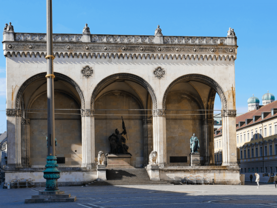 Field Marshals' Hall Feldherrnhalle in Munich