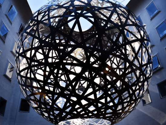 Art by Olafur Eliasson on a Walking Tour in Munich