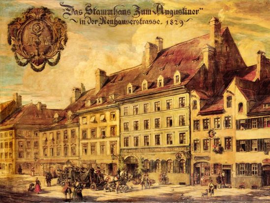 Ursprünglich brauten die Augustiner in der Neuhauser Gasse