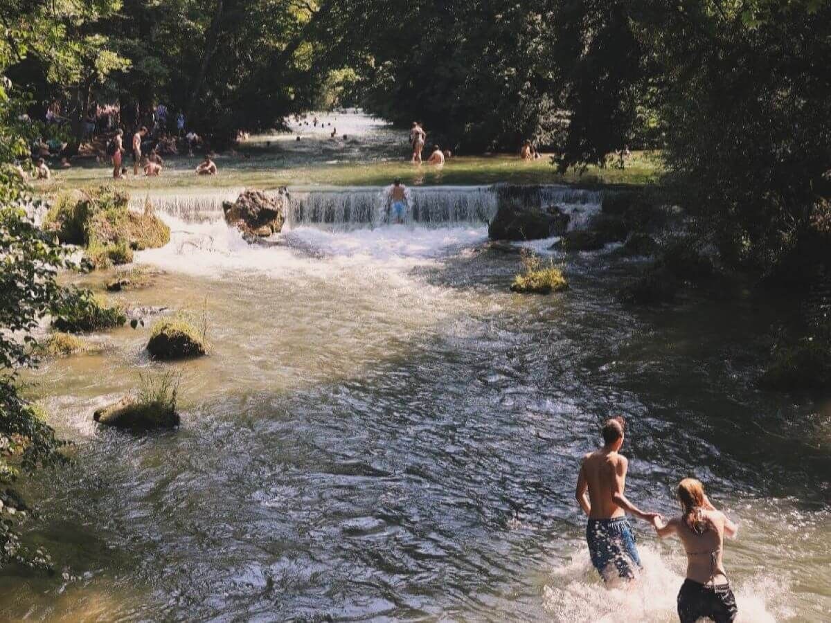 Water Fun at the English Garden