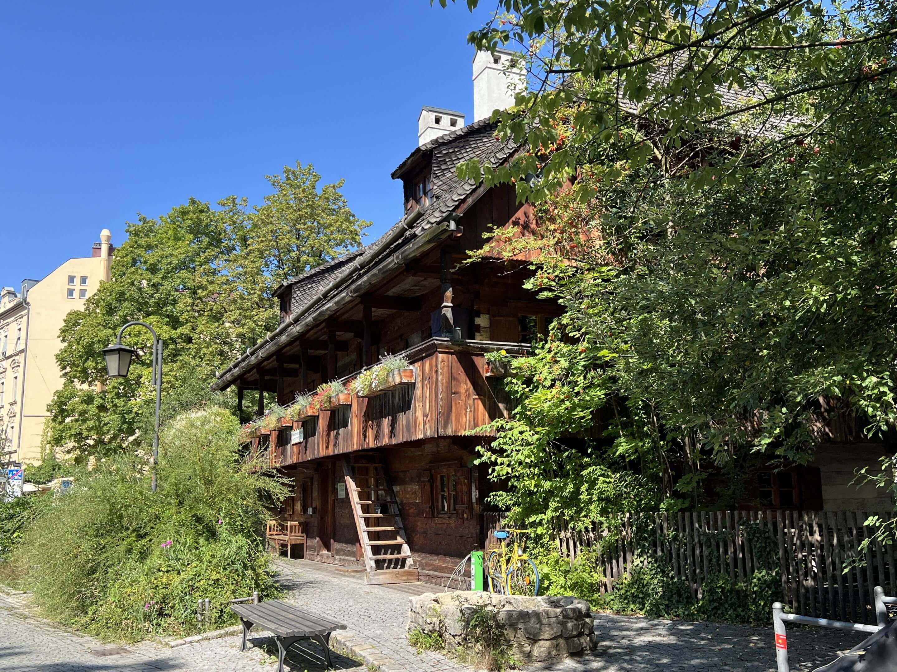 Alte Herbergshäuschen im Münchner Stadtteil Haidhausen