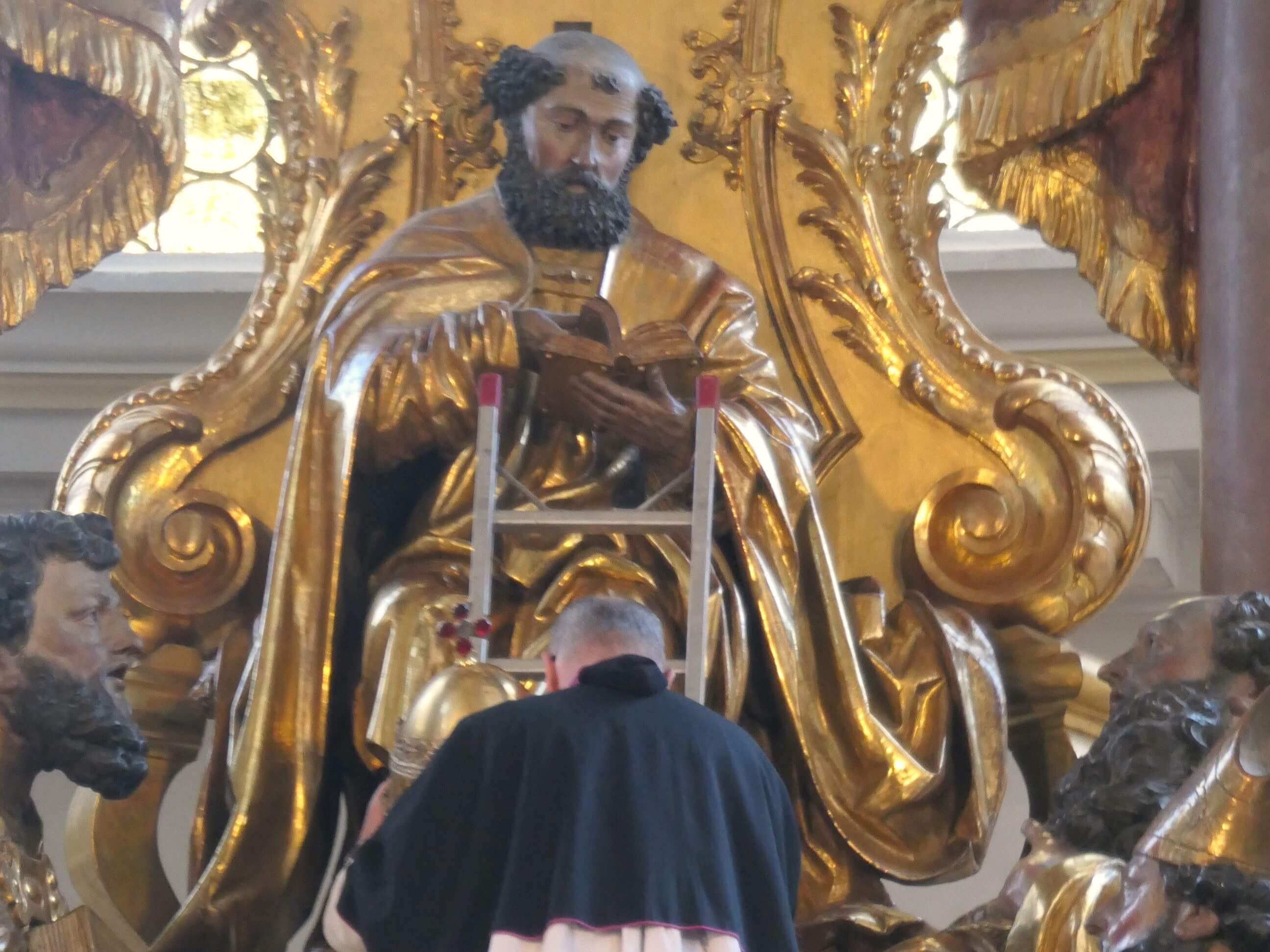 A rare spectacle at St. Peter's in Munich