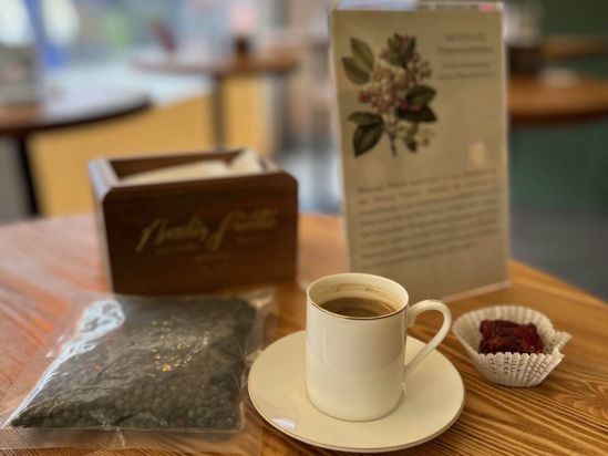 Special coffee at a Munich food tour