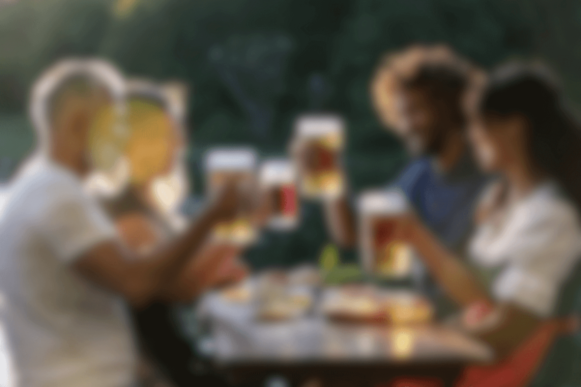Beer Garden in Munich