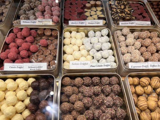 Schokoladen Manufaktur at the Viktualienmarkt food market