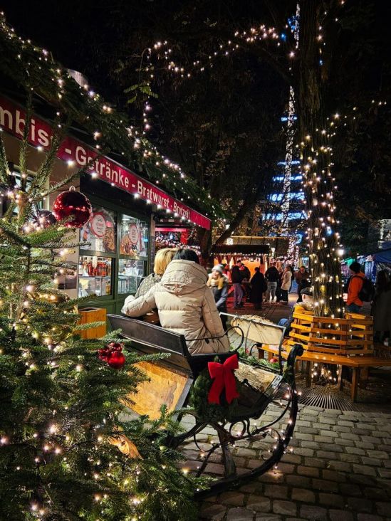 In der Vorweihnachtszeit gibt es Winterzauber auf dem Viktualienmarkt