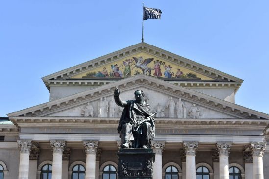 Statue of King Max Joseph in front of the National Theatre in Munich
