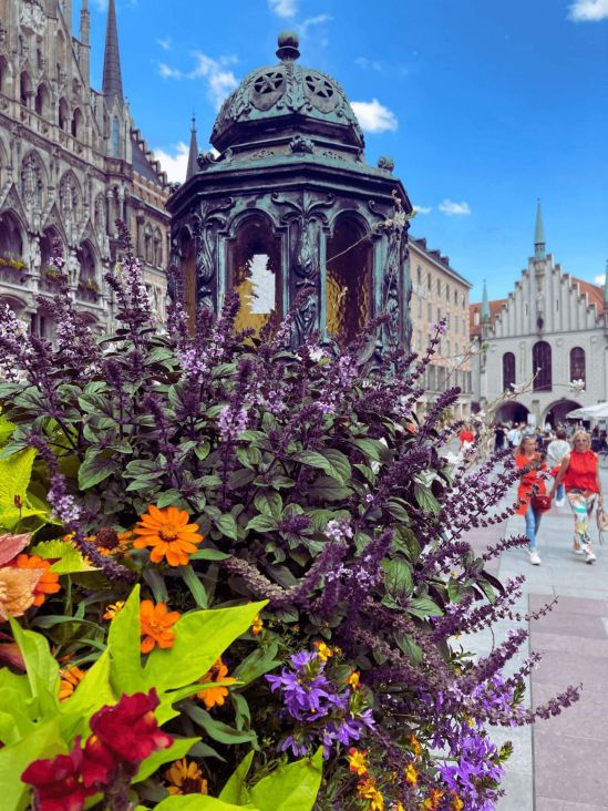 Mariensäule auf dem Marienplatz in München
