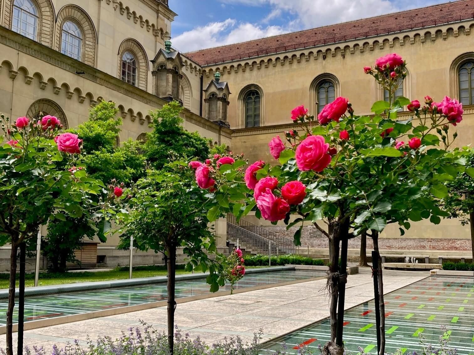 The Kabinettsgarten inside the Munich Residence