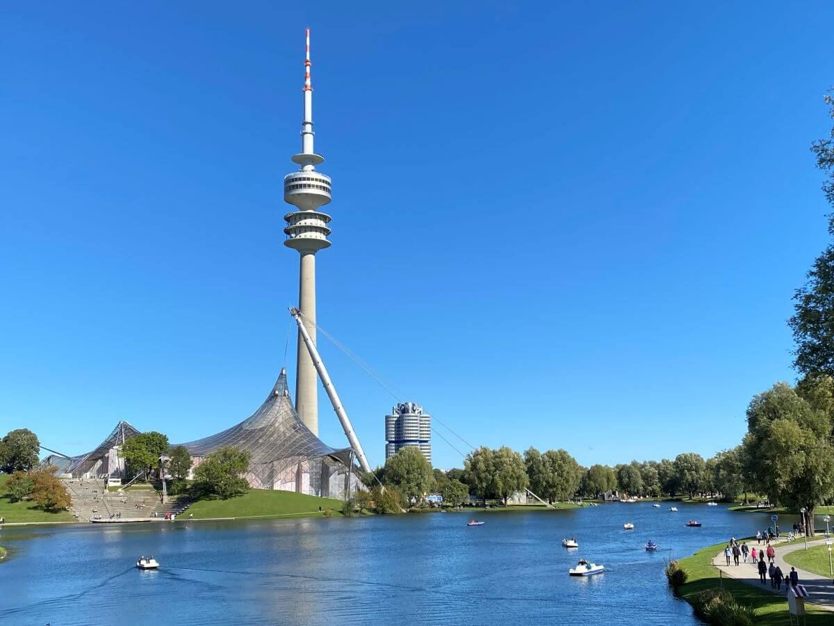 The Olympic Tower and BMW in Munich